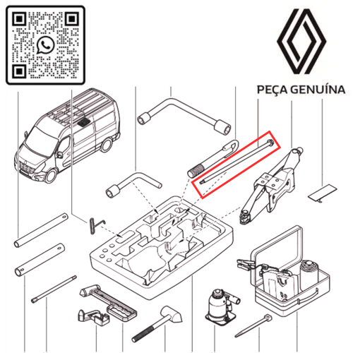 RN 51266R CHAVE DE ESTEPE MASTER 2.3 M9T 2013 EM DIANTE  995451266R -4-